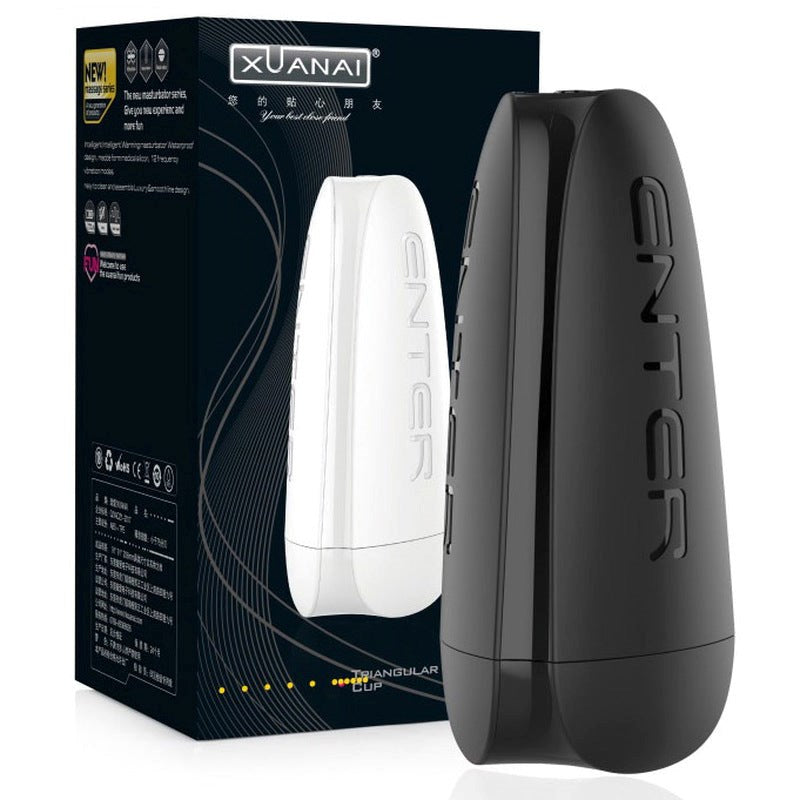 Triangle Vibration Masturbator Cup - - Masturbators and Strokers