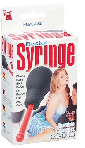 Unisex Rectal Syringe - - Enemas and Douches