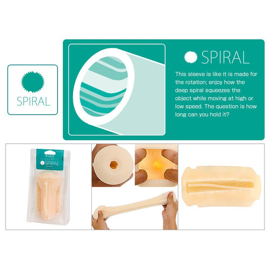 Vorze A10 Cyclone SA Sleeve Spiral - - Pumps, Extenders and Sleeves