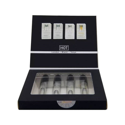 HOT Pheromone 4 Pack Perfume Tester Box for Men