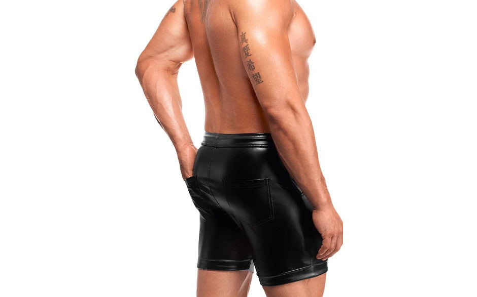 Noir Handmade Rogue Mens Sexy Shorts Black - Mens Briefs And Boxers