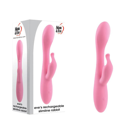 Adam & Eve Rechargeable Slimline Rabbit - - Rabbit Vibrators