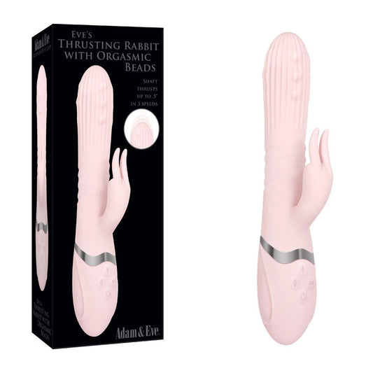 Adam & Eve Thrusting Rabbit With Orgasmic Beads - - Rabbit Vibrators