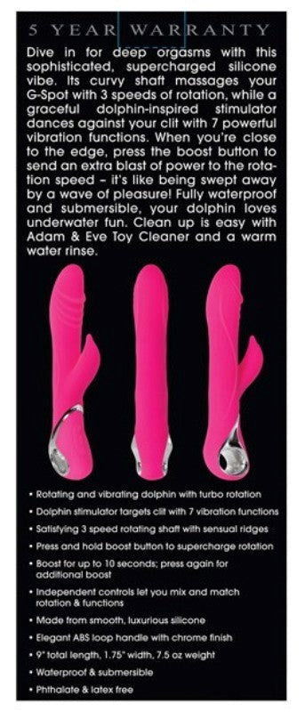 Adam and Eve The Dancing Dolphin - - Rabbit Vibrators