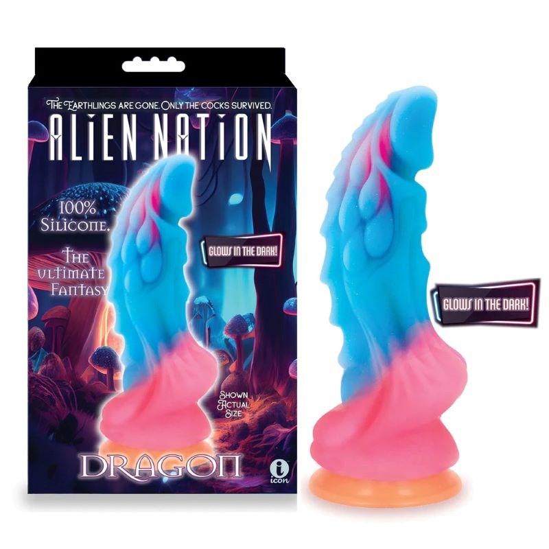 Alien Nation - Glow Dragon - - Realistic Dildos