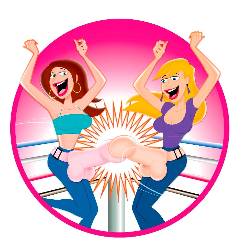 Bachelorette Party Favors Dueling Dickies Inflatable Pecker - - Inflatable Dildos and Vibrators