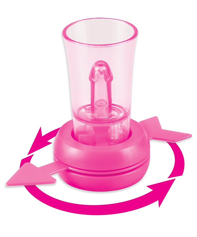 Bachelorette Party Favors Pecker Shotglass Spinner - - Sex Games, Coupons and Tricks