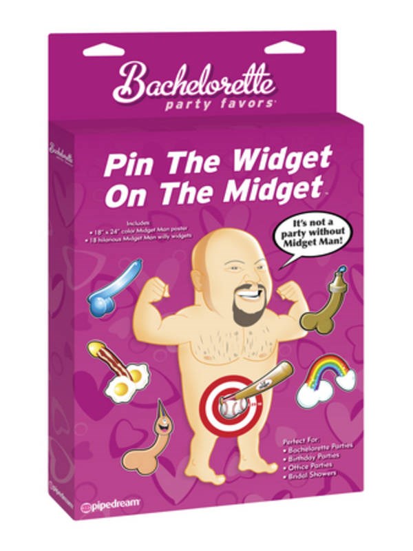 Bachelorette Party Favors Pin The Widget On The Midget - - Sex Games, Coupons and Tricks