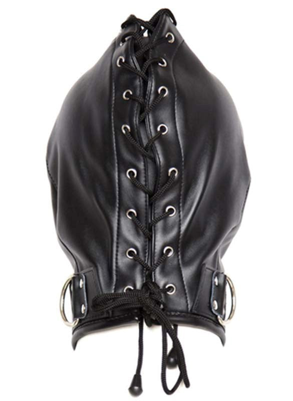 Basic Zipper Hood With O-Ring Collar - - Bondage Hoods