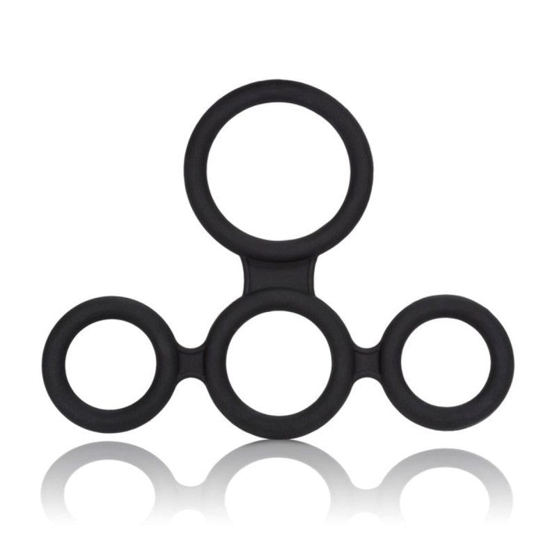 California Exotics Big Mans Spreader Stretchy Cock Ring - Ball and Cock Toys