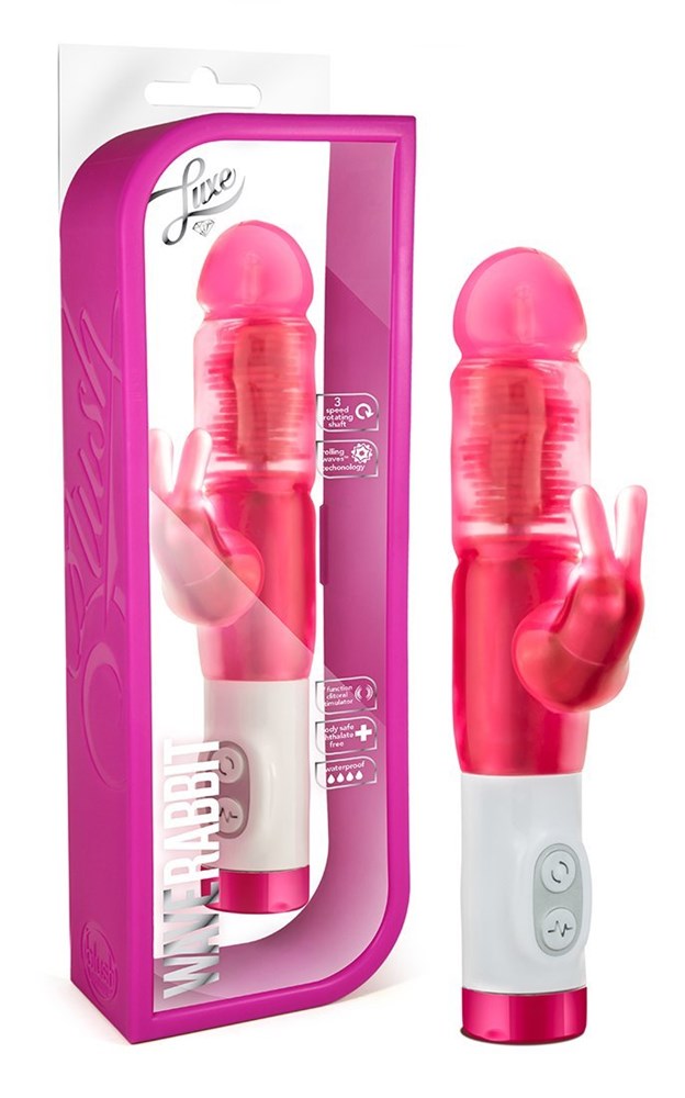 Blush Novelties Luxe Wave Rabbit Pink - - Rabbit Vibrators