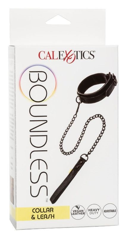 California Exotics Boundless Bondage Collar and Leash - Collars and Leads
