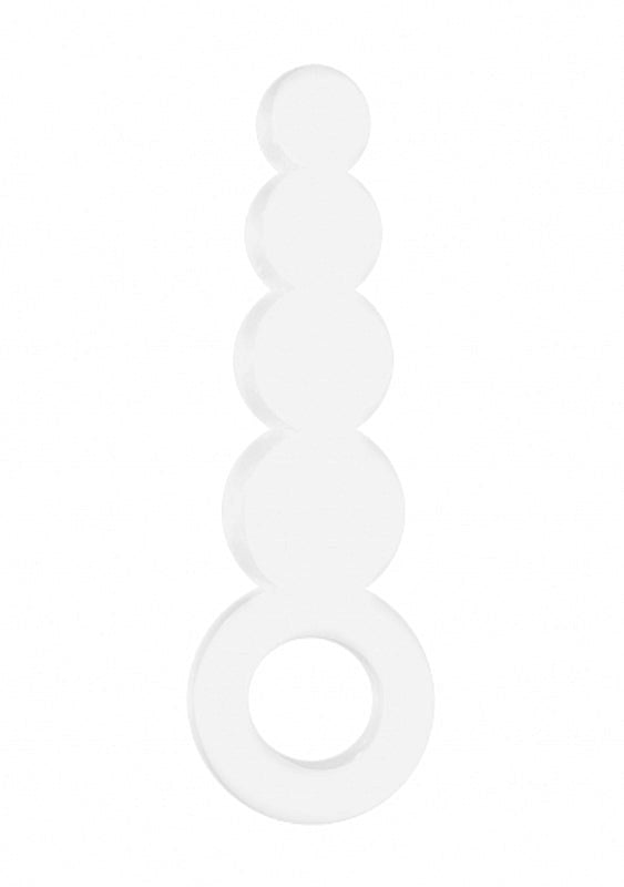 Chrystalino Tickler White - - Glass Sex Toys