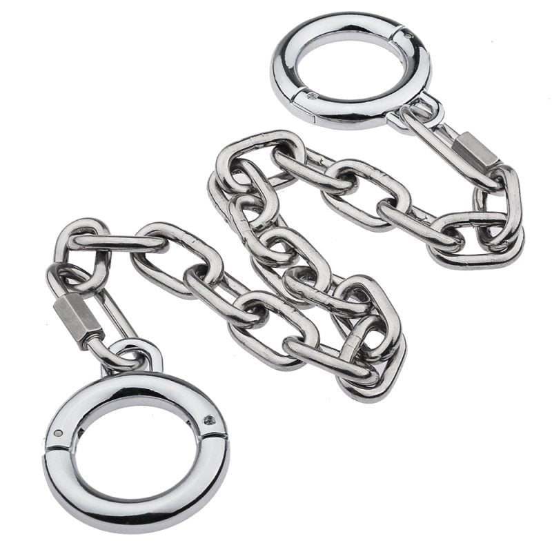 BDStyle Class Stainless Steel Restraint Cuffs - Sleek, Secure, and Stylish - Steel Sex Toys