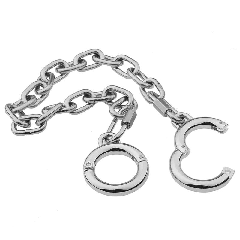 BDStyle Class Stainless Steel Restraint Cuffs - Sleek, Secure, and Stylish - Steel Sex Toys