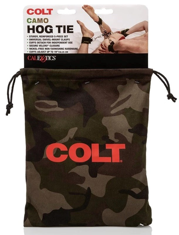 Colt Camo Fetish Play Hog Tie Restraints - Cuffs and Restraints