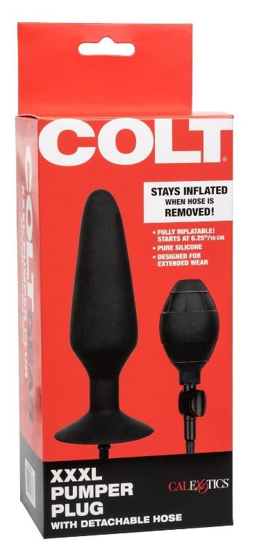 Colt XXXL Pumper Plug with Detachable Hose - Inflatable Dildos and Vibrators