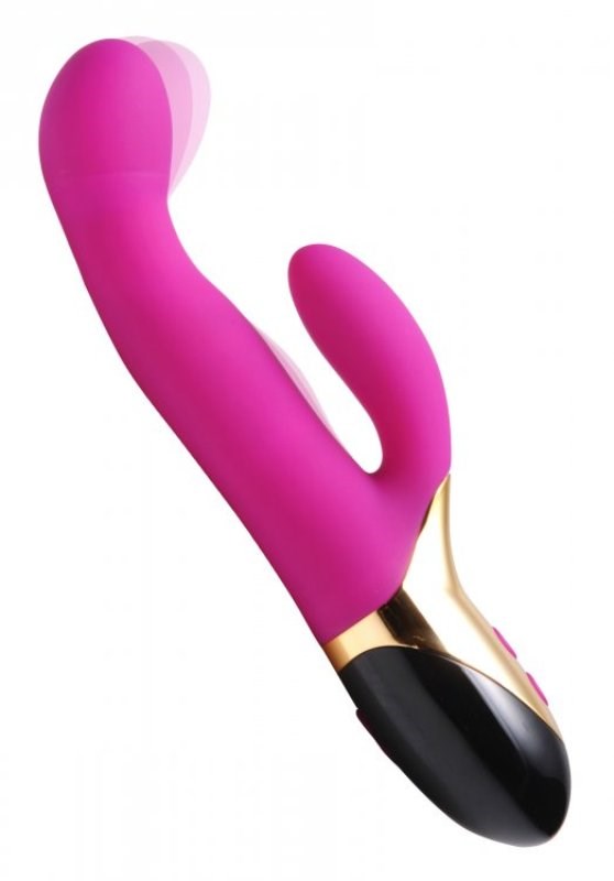 Come Hither Moving G-Spot Rechargable Silicone Vibrator - - Rabbit Vibrators