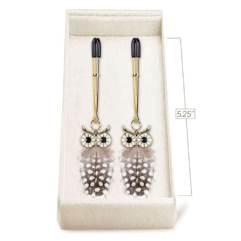 Couture Clip Luxury Nipple Clamps - Wise One - - Nipple and Clit Clamps