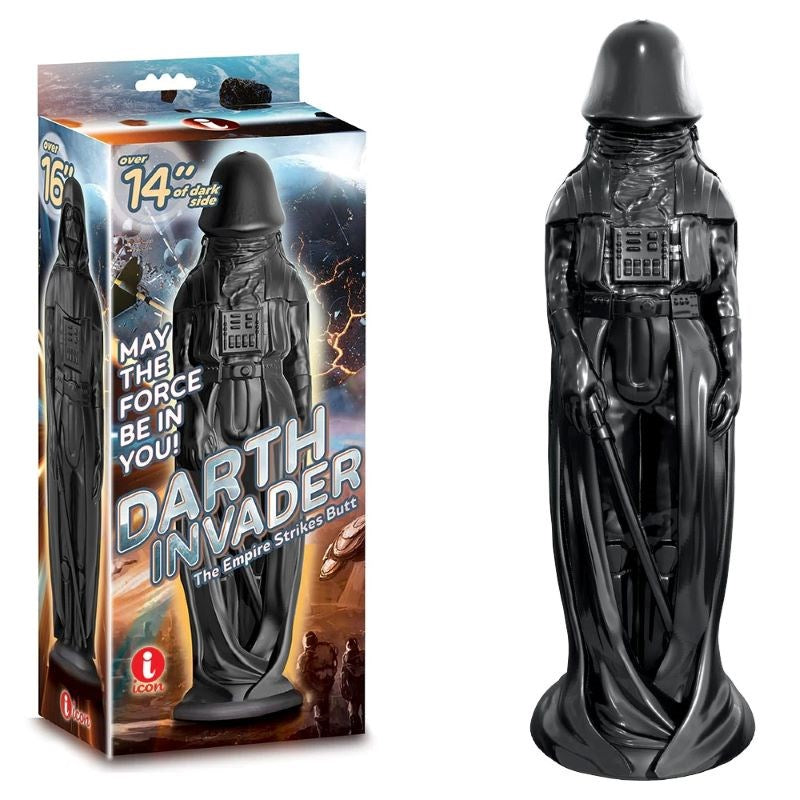 Darth Invader Black 14 Inch Dong - - Non-Realistic Dildos