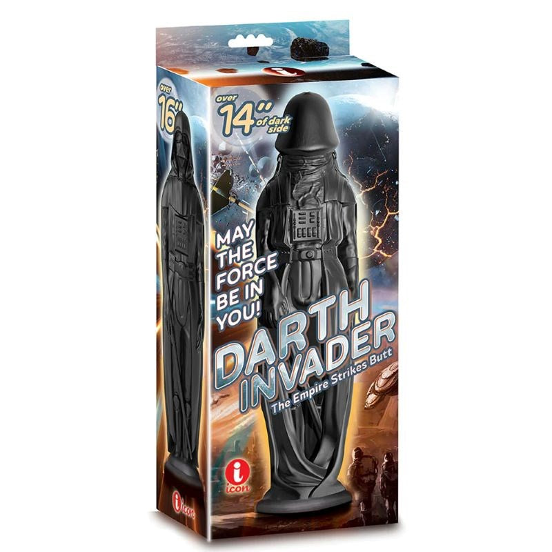Darth Invader Black 14 Inch Dong - - Non-Realistic Dildos