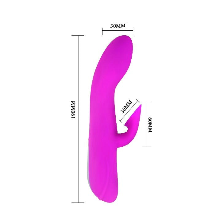Desirable Flirt Dual Function G-Spot Vibrator and Sucker - - Rabbit Vibrators