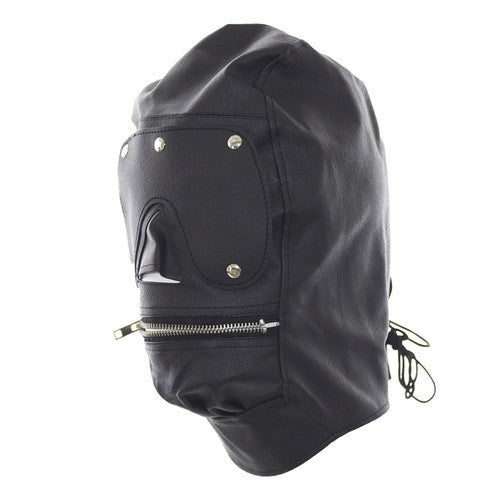 Detachable Bondage Hood - - Bondage Hoods