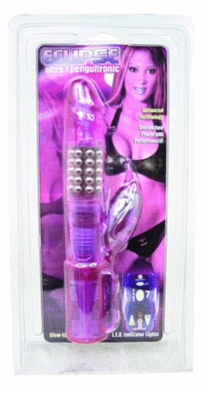 Eclipse Ultra 7 Penguintronic Purple - - Rabbit Vibrators