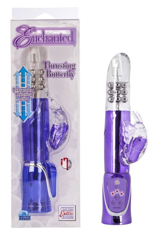 Enchanted Thrusting Butterfly Vibrator - - Rabbit Vibrators