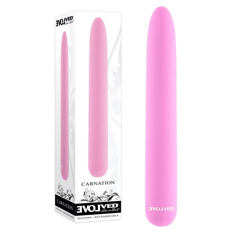 Evolved Carnation Slimline Vibe - - Bullet Vibrators