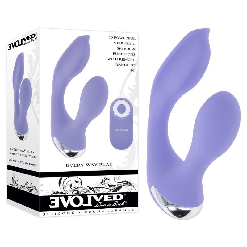 Evolved EVERY WAY PLAY Vibrator - - Rabbit Vibrators