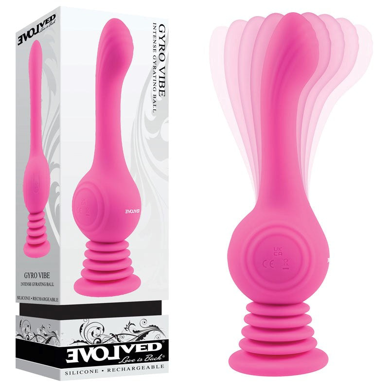 Evolved Gyro Vibe - Pink - - G-Spot Vibrators