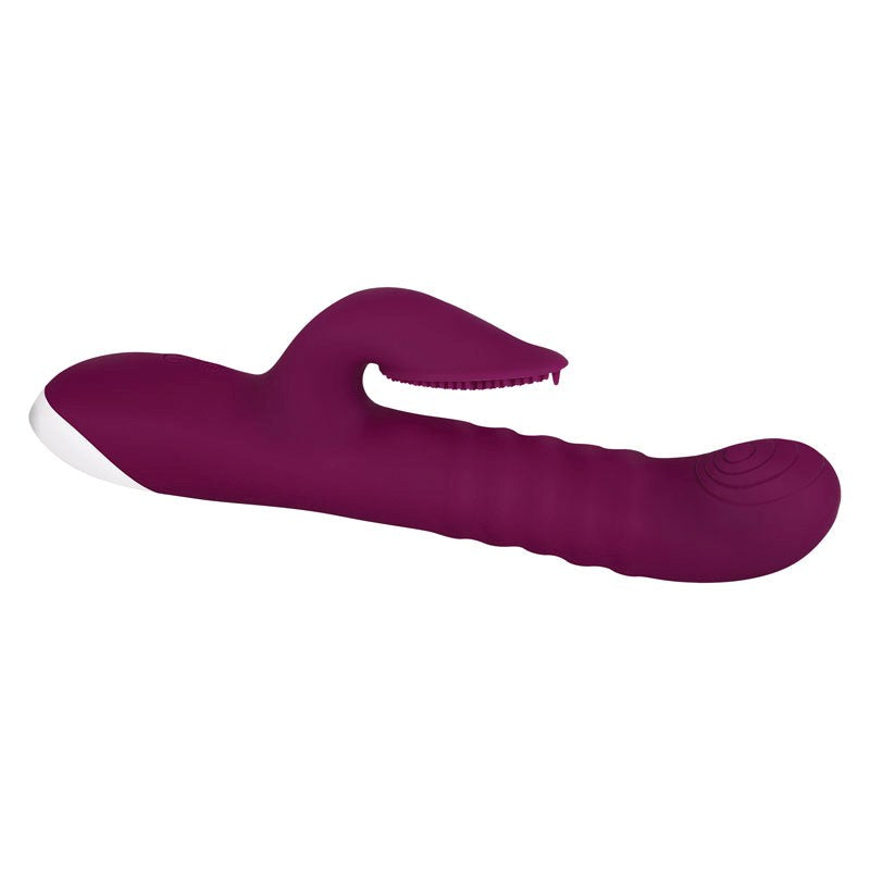 Evolved Lovely Lucy - Burgundy - - Rabbit Vibrators