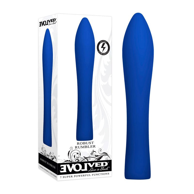 Evolved Robust Rumbler - Blue - - G-Spot Vibrators