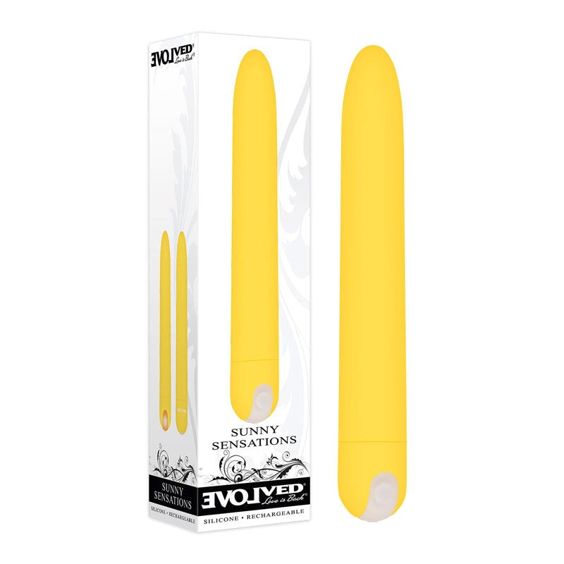 Evolved Sunny Sensations - Yellow - - Bullet Vibrators