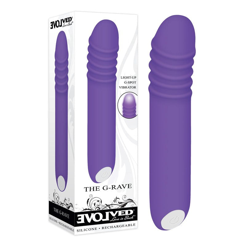 Evolved The G-Rave - Purple - - G-Spot Vibrators