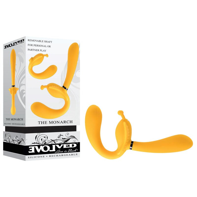 Evolved The Monarch Multi Use Vibrator - Yellow - - Sex Toys For Couples