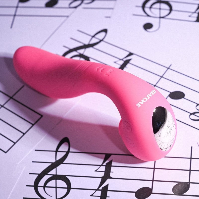 Evolved The Note Vibrator with Flicking Clit Stim - G-Spot Vibrators