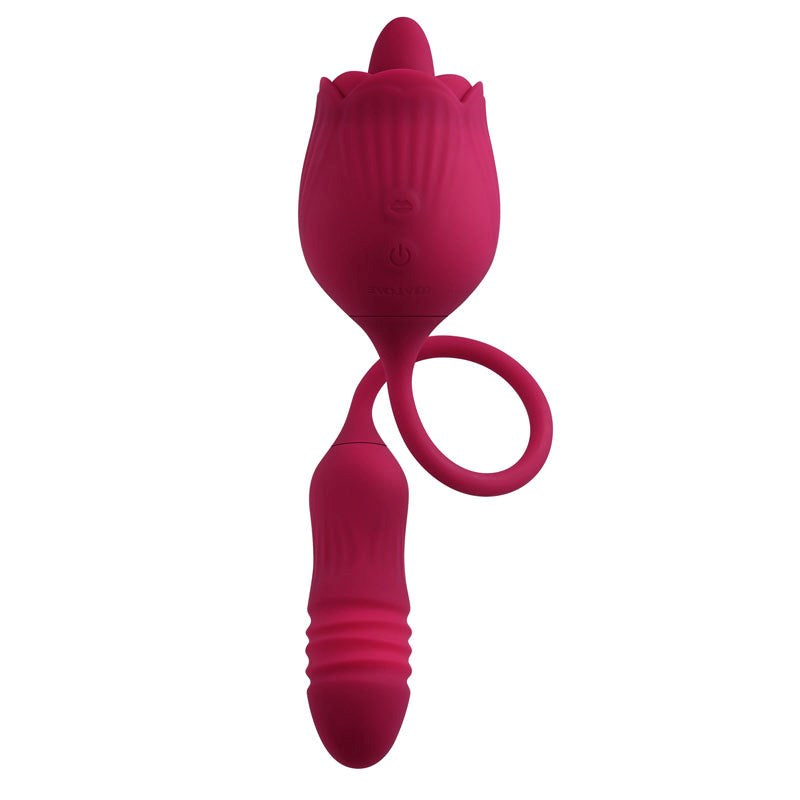 Evolved WILD ROSE Dual Stimulator - - Personal Massagers