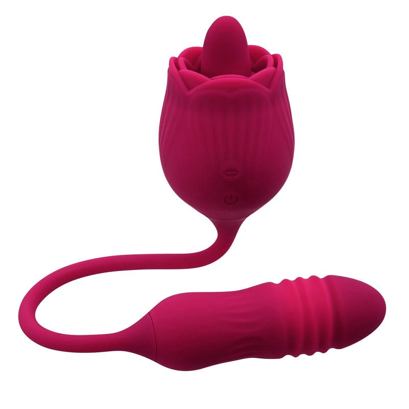 Evolved WILD ROSE Dual Stimulator - - Personal Massagers