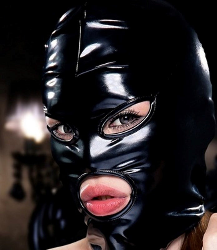 Execute Stretch PVC Face Mask - - Masks And Blindfolds