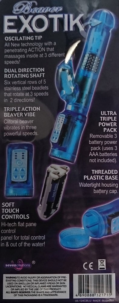 Exotik Beaver Vibrator - - Rabbit Vibrators
