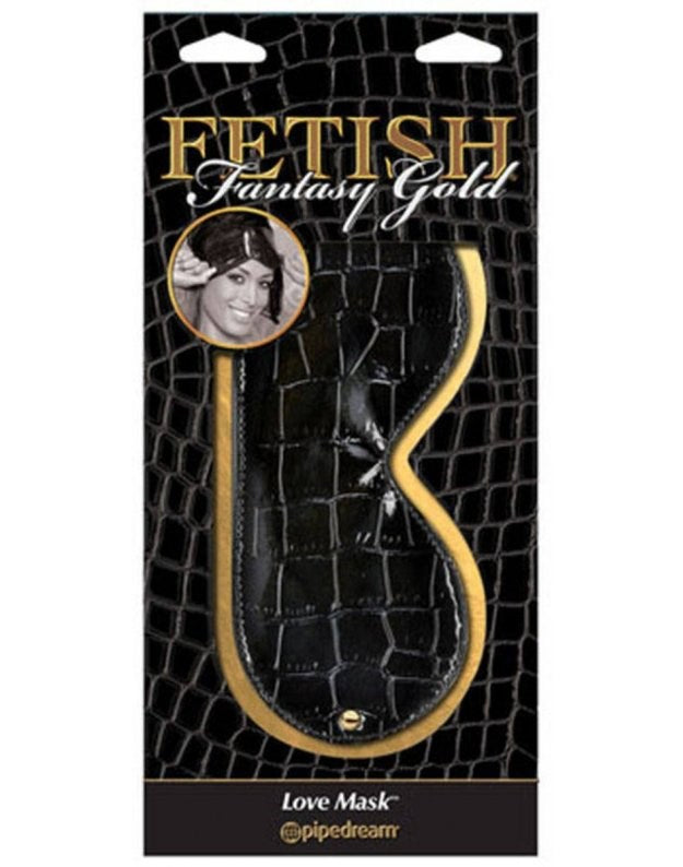 Fetish Fantasy Gold Love Mask - - Masks And Blindfolds