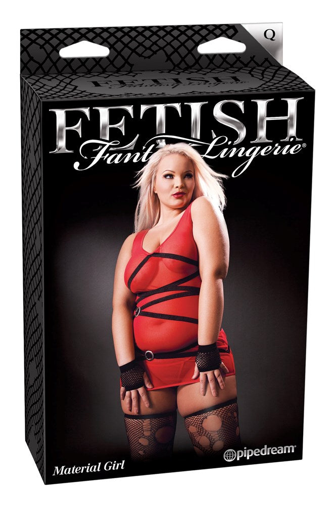 Fetish Fantasy Material Girl Costume - - Fancy Dress Ups