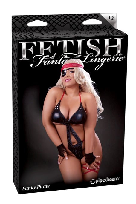 Fetish Fantasy Punky Pirate Queen Teddy - - Babydolls And Chemises