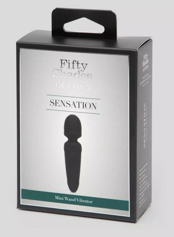 Fifty Shades of Grey Sensation Rechargeable Mini Wand Vibrator - - Mini & Slim Vibrators