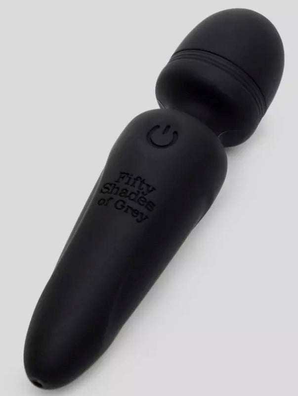 Fifty Shades of Grey Sensation Rechargeable Mini Wand Vibrator - - Mini & Slim Vibrators