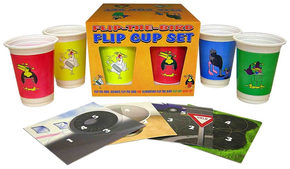 Flip-The-Bird Flip Cup Set - - Sex Games, Coupons and Tricks