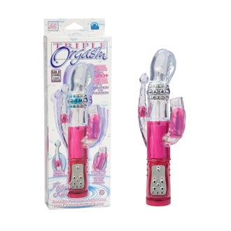French Kiss Vibrator With Balls And Stimulators - - Rabbit Vibrators