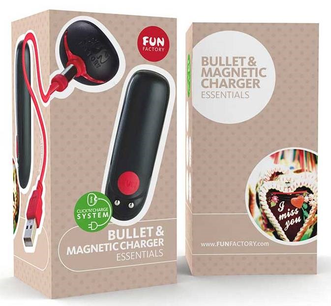 Fun Factory Bullet and USB Magnetic Charger - - Vibrator Accessories